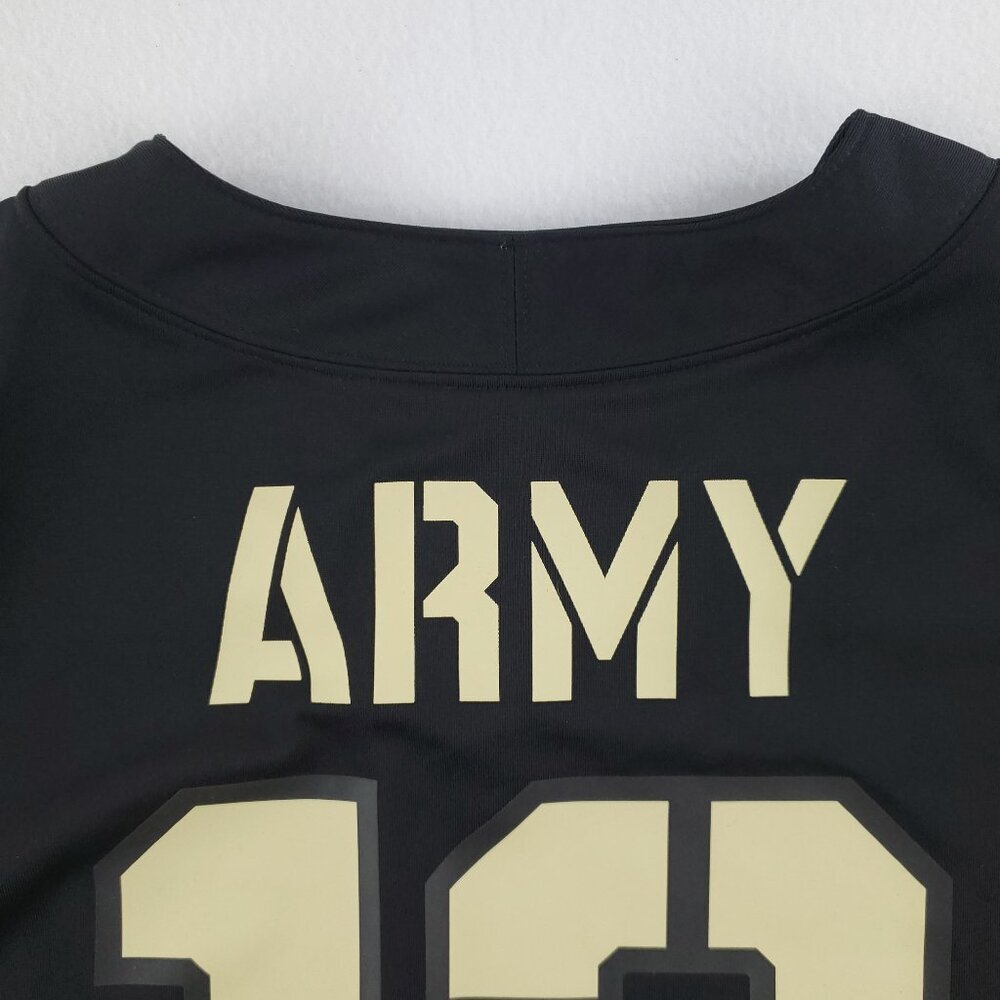 Army Black Knights Football Jersey Nike Team 12 USA Flag Untouchable Men's XL - Picture 11 of 11